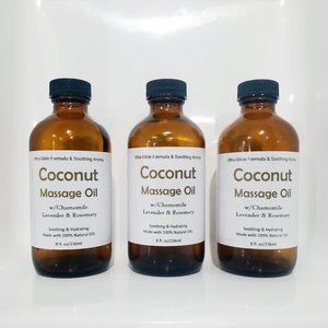 Grounding Massage Oil Pine Scotch| 8 fl oz | Ultra-Glide Formula with Calm Aroma